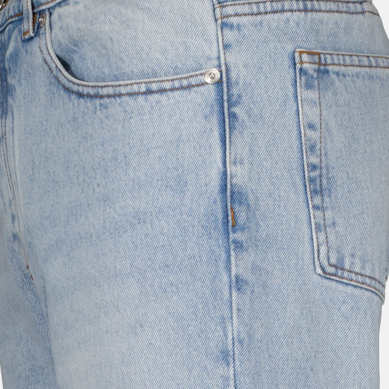 straight fit jeans, AMI Paris jeans, luxury denim, washed jeans, premium men's fashion