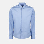 classic blue shirt, Ami Paris shirt, luxury shirt, versatile shirt, elegant tailoring