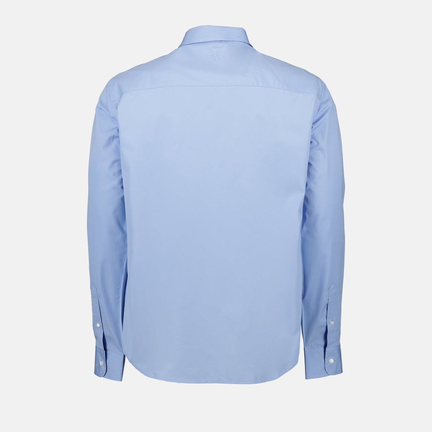 classic blue shirt, Ami Paris shirt, luxury shirt, versatile shirt, elegant tailoring