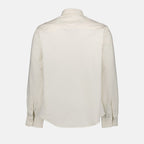 beige shirt, heart logo shirt, unisex shirt, cotton shirt, classic style