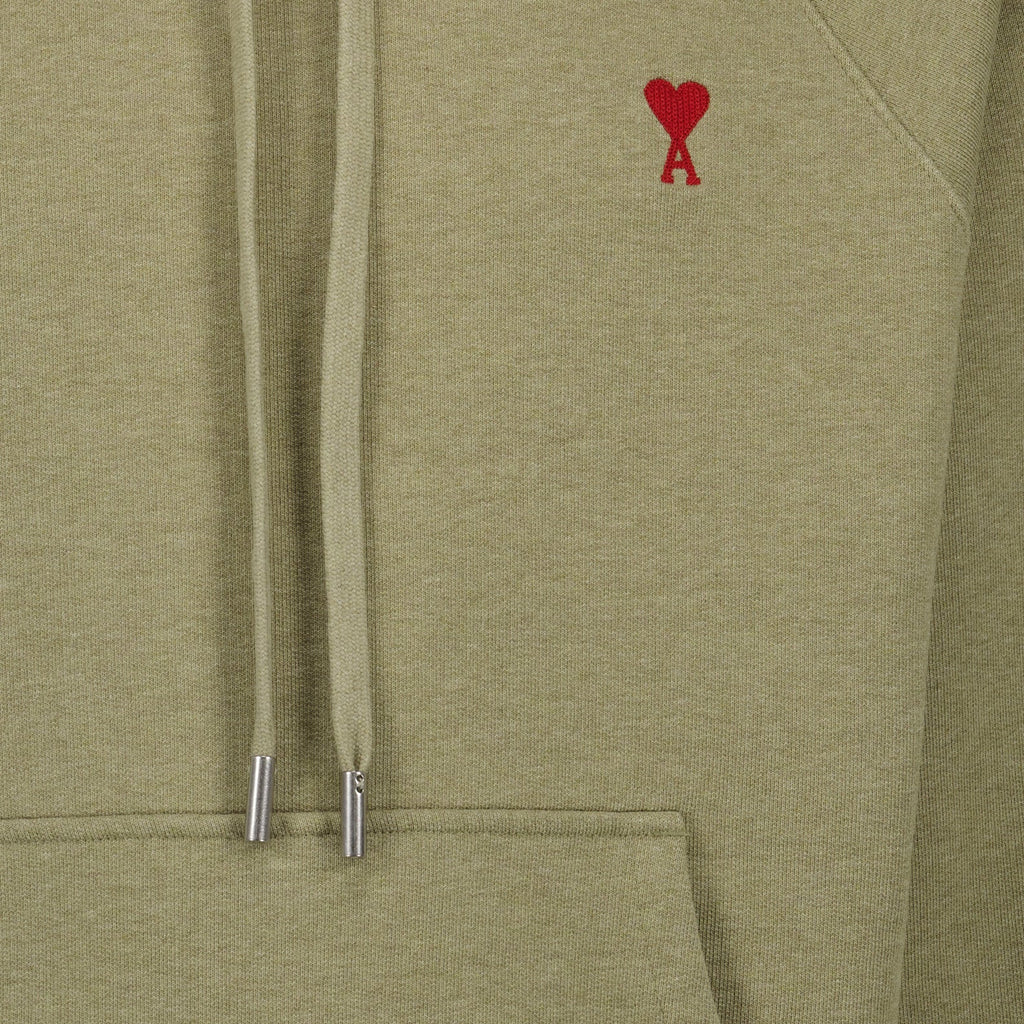 beige hooded sweatshirt, AMI Paris, Ami de Coeur, luxury fashion, unisex hoodie