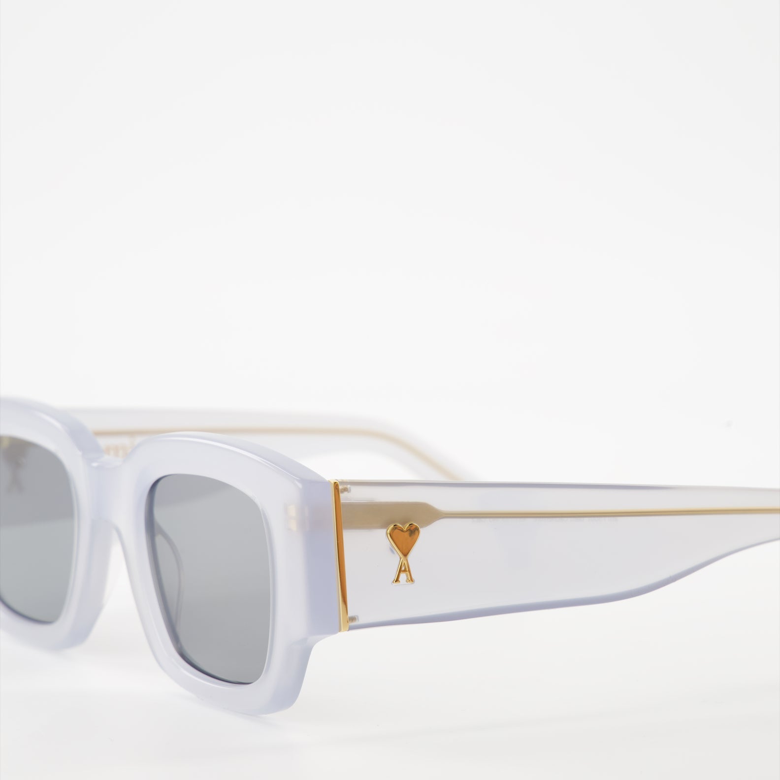 Blue-Grey Sunglasses, Ami de Coeur, AMI Paris, Luxury Sunglasses, UV Protection