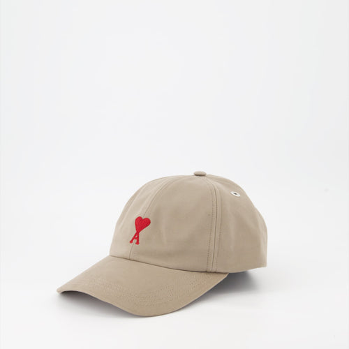 Casquette Ami de Coeur Beige Foncé