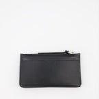 Ami de Coeur wallet, textured leather wallet, zip closure wallet, AMI Paris accessories, men’s and women’s wallet