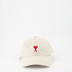 AMI Paris cap, beige cap, unisex cap, Ami de Coeur cap, luxury cap