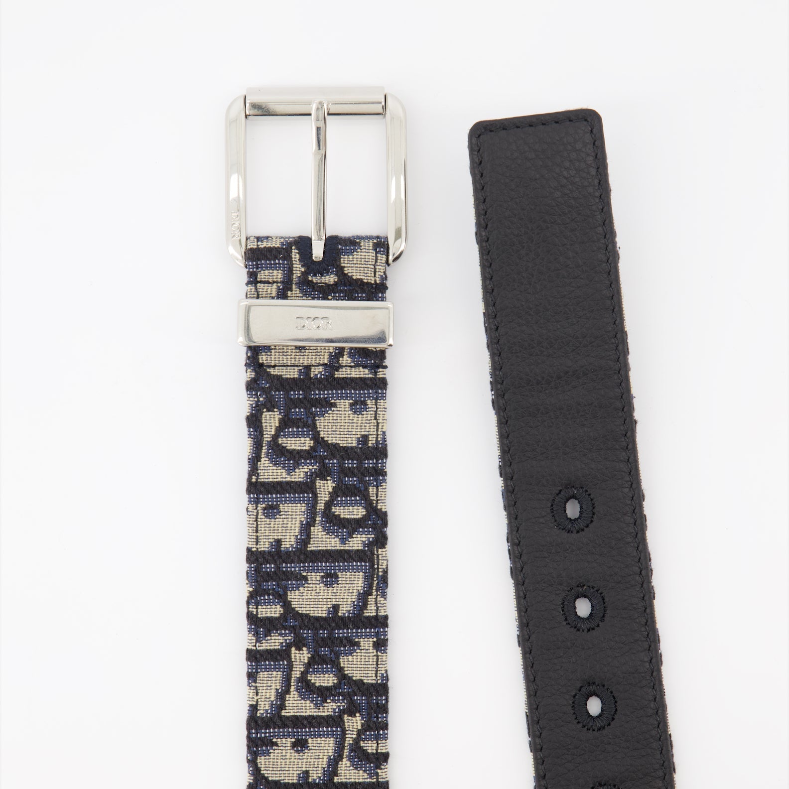Dior belt, black belt, luxury accessories, Oblique pattern, designer belt