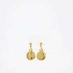 Versace earrings, crystal earrings, luxury jewelry, Medusa motif, high-end accessories