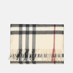 Burberry scarf, cashmere accessories, Vintage check, fringed scarf, luxury scarf