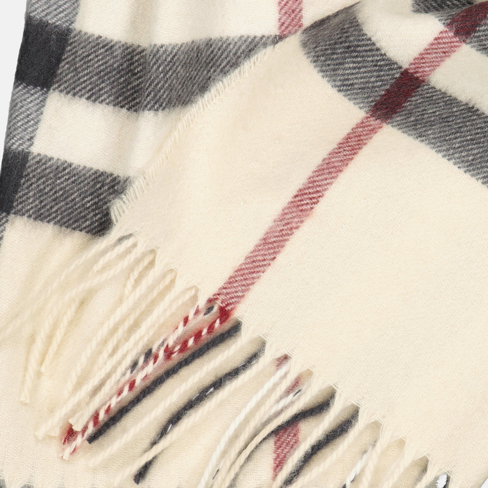 Burberry scarf, cashmere accessories, Vintage check, fringed scarf, luxury scarf