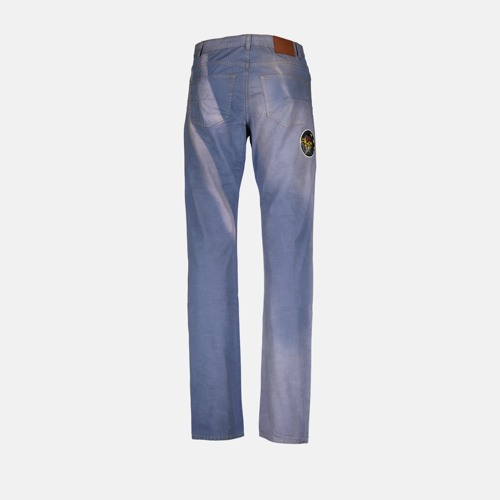 Dior, AsteroDior, men's jeans, luxury denim, washed jeans
