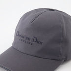 Dior cap, Luxury men's hat, Grey couture cap, Dior accessories, Men's designer headwear