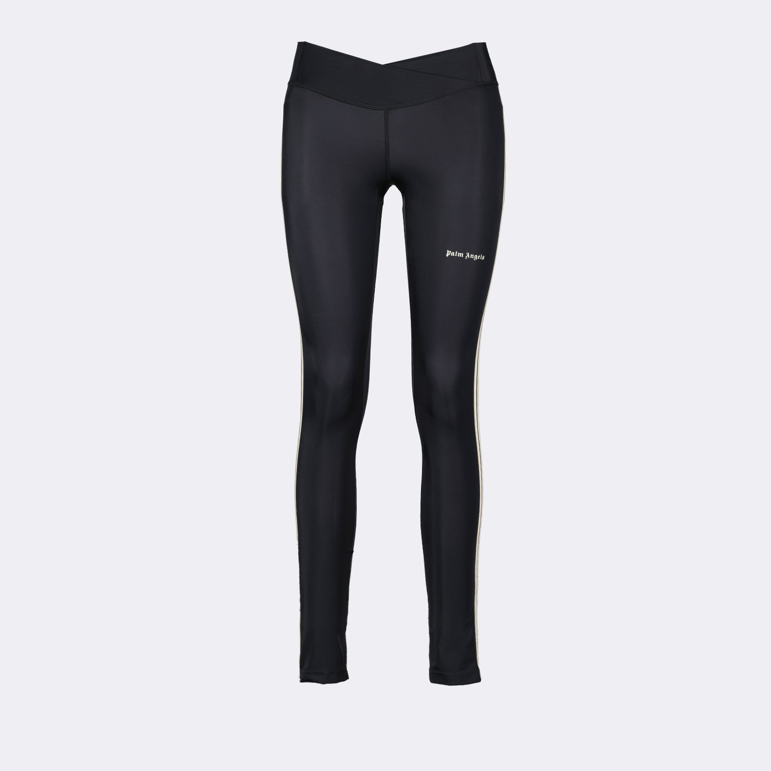   Palm Angels, New Classic Black Legging, luxury streetwear, high-end fashion, designer legging  