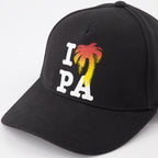 Palm Angels cap, luxury cap, men's designer accessories, "I Love PA" cap, streetwear luxury