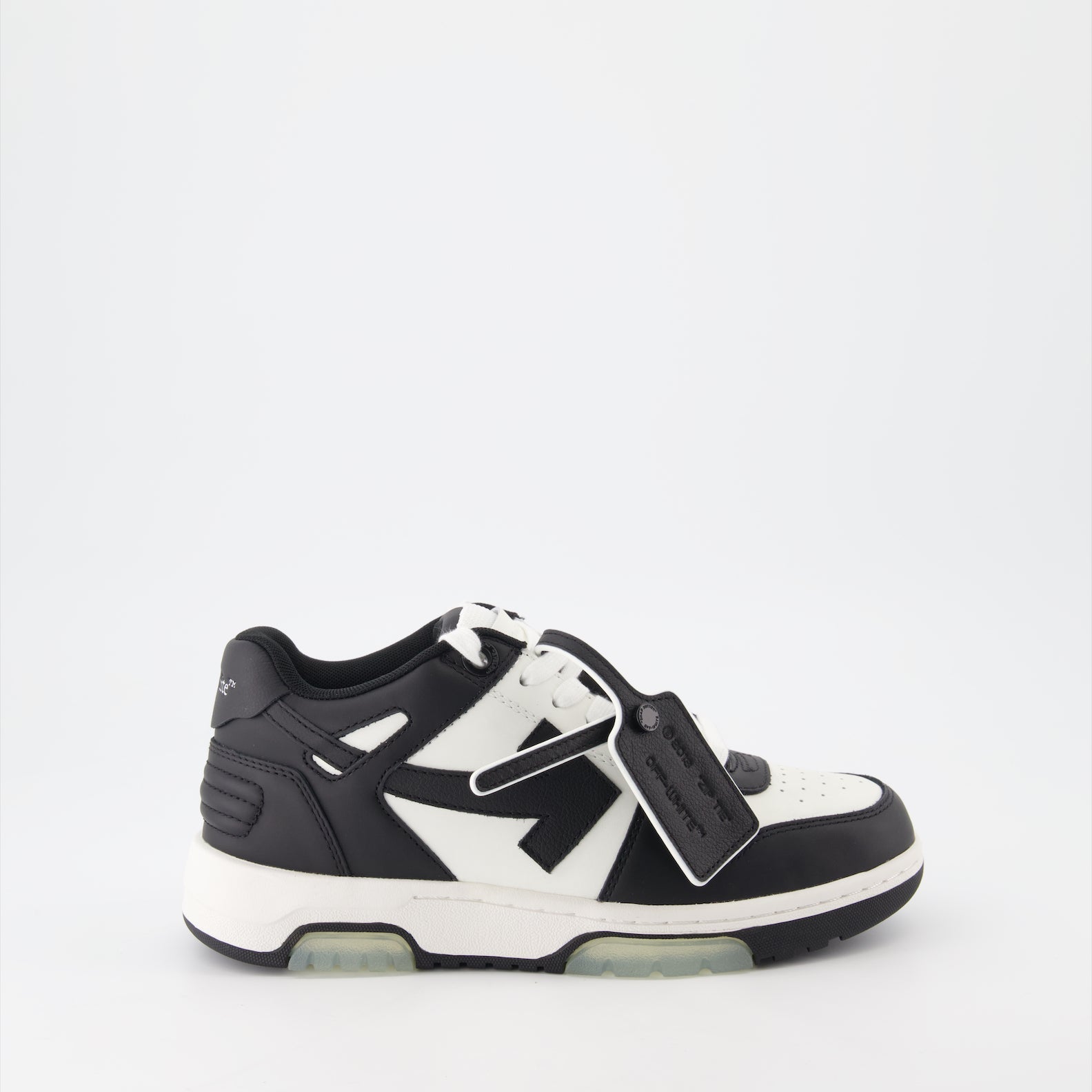 Off-White sneakers, leather sneakers, luxury footwear, designer sneakers, high-end fashion