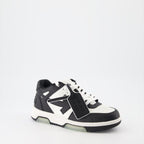 Off-White sneakers, leather sneakers, luxury footwear, designer sneakers, high-end fashion