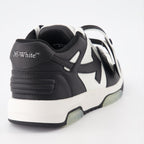 Off-White sneakers, leather sneakers, luxury footwear, designer sneakers, high-end fashion