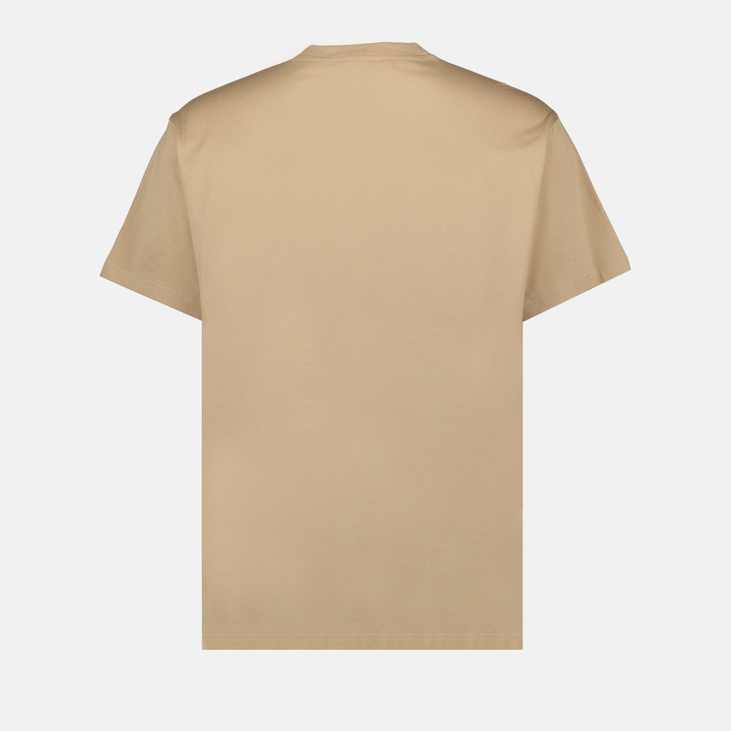 Burberry T-shirt, Beige T-shirt, Men's luxury clothing, Cavalier T-shirt, High-end fashion