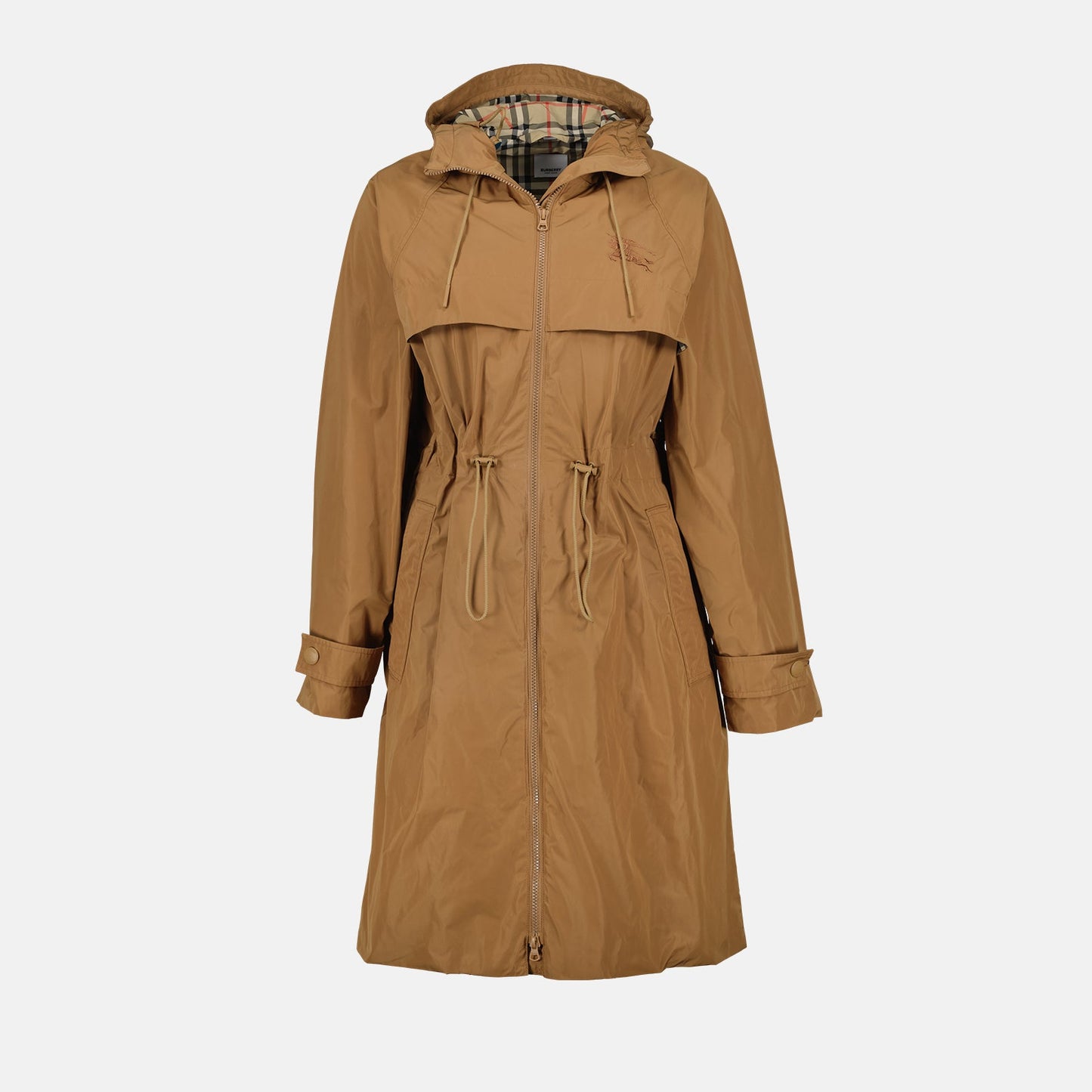 Burberry Parka, Women's luxury jacket, Brown parka, High-end fashion, Designer outerwear