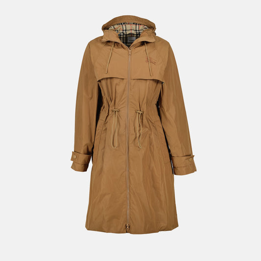 Burberry Parka, Women's luxury jacket, Brown parka, High-end fashion, Designer outerwear