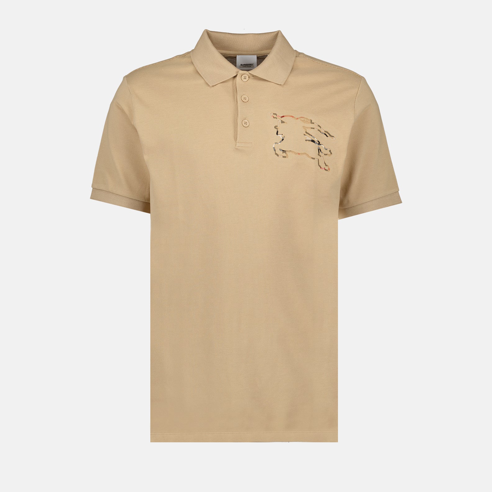 Burberry polo, men's luxury polo, beige polo shirt, Cavalier Polo, Burberry fashion