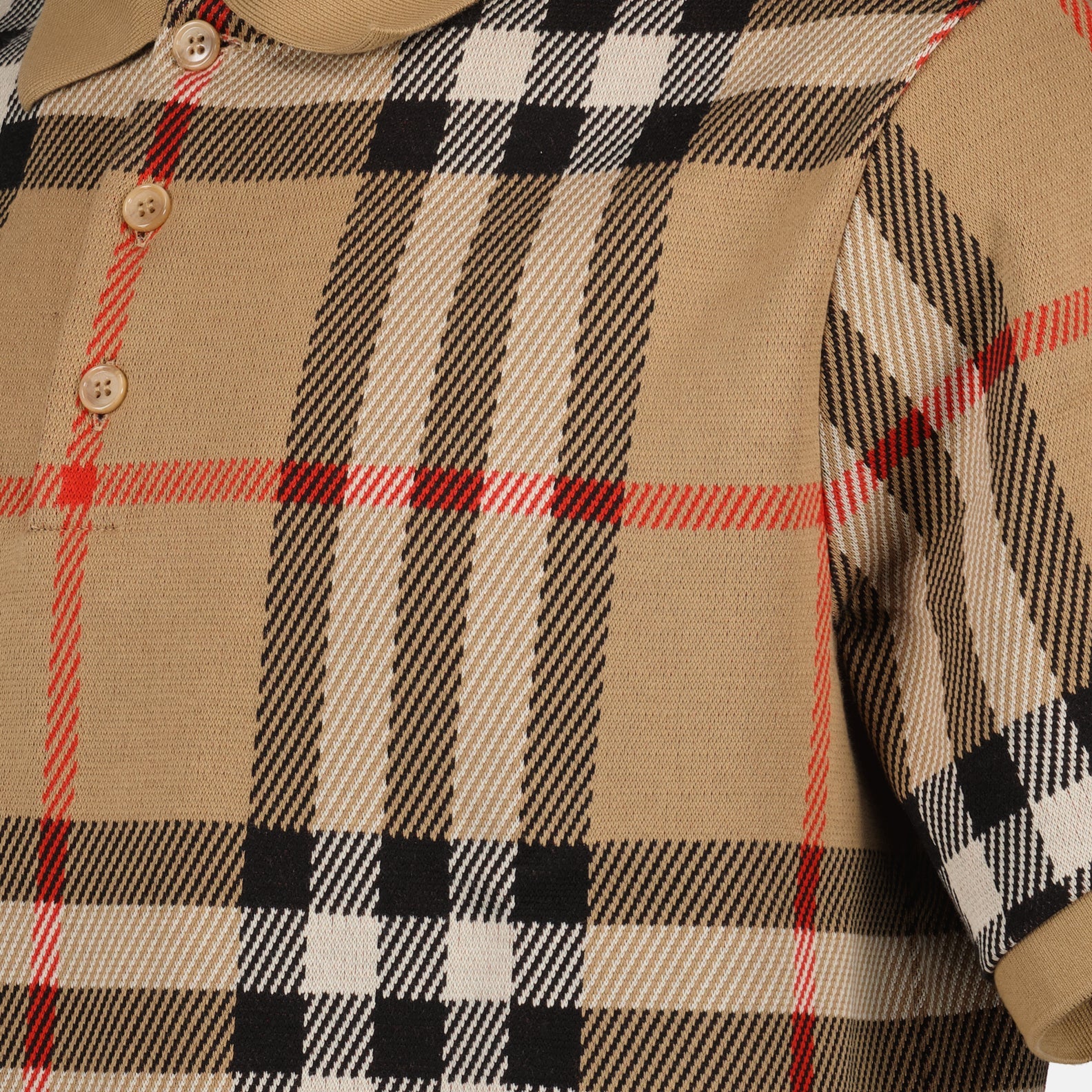 Burberry polo, vintage checkered polo, luxury menswear, high-end polo shirt, fashionable men's polo