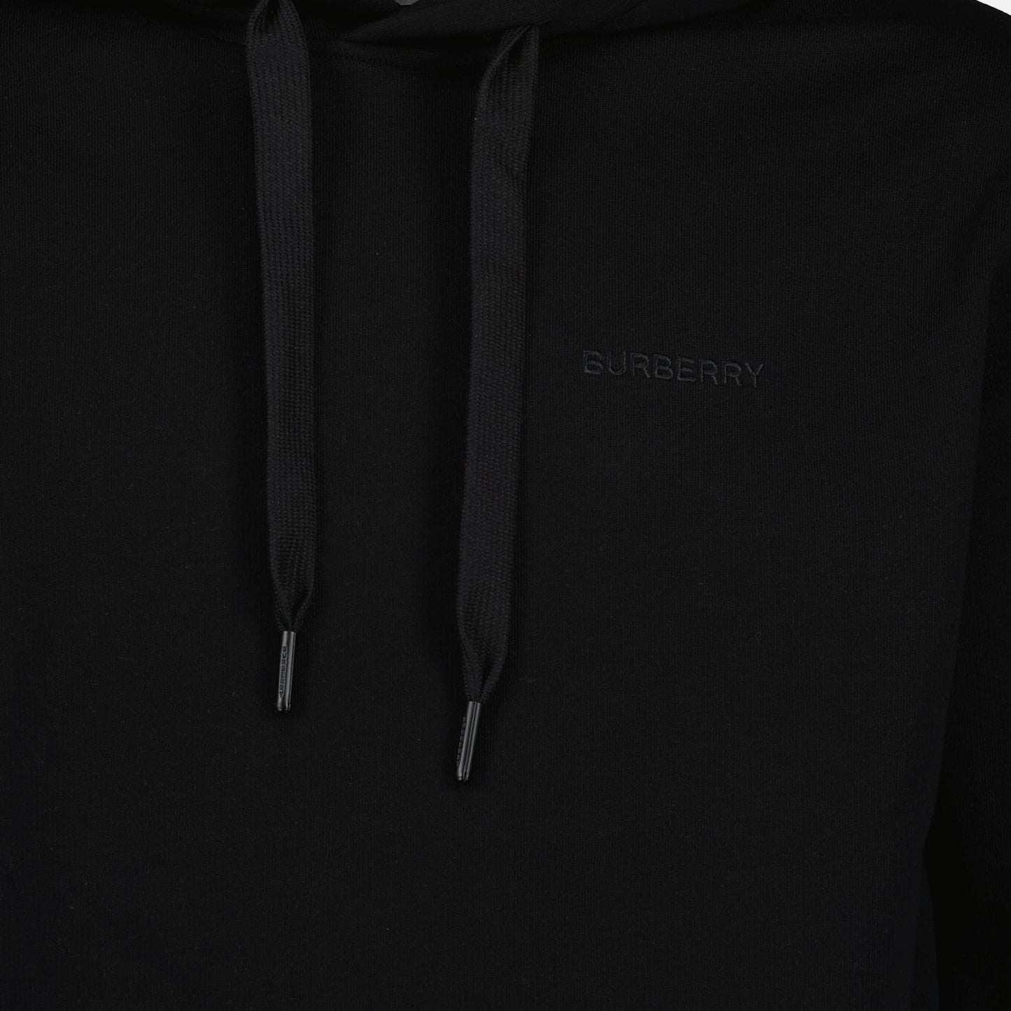 Burberry, Cavalier Hoodie, Men’s Luxury Hoodie, Black Hoodie, Designer Hoodie