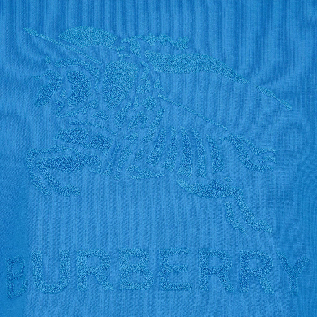 Burberry, Cavalier T-shirt, Men's luxury fashion, Blue T-shirt, High-end men's clothing