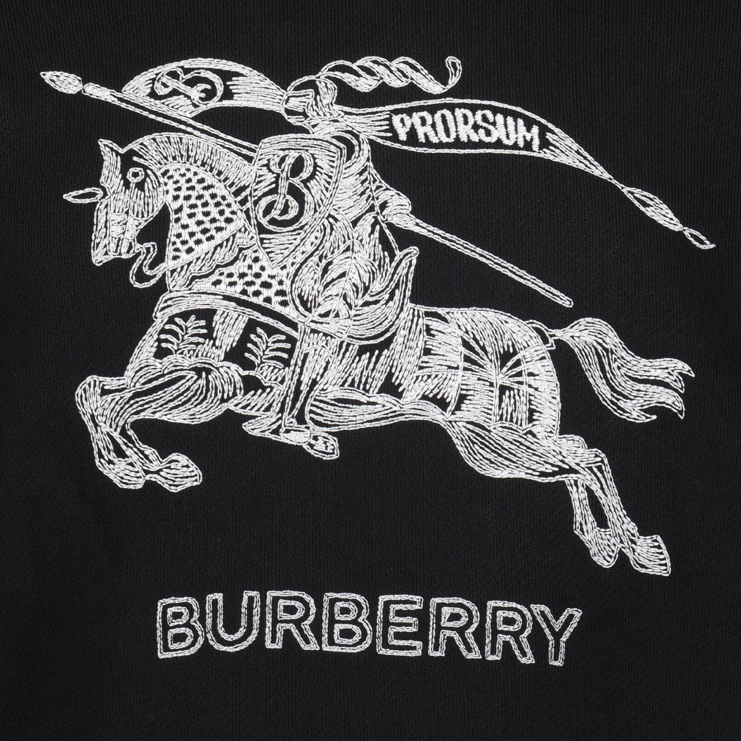 Burberry sweatshirt, men's luxury sweatshirt, black sweatshirt, designer men's clothing, Burberry fashion