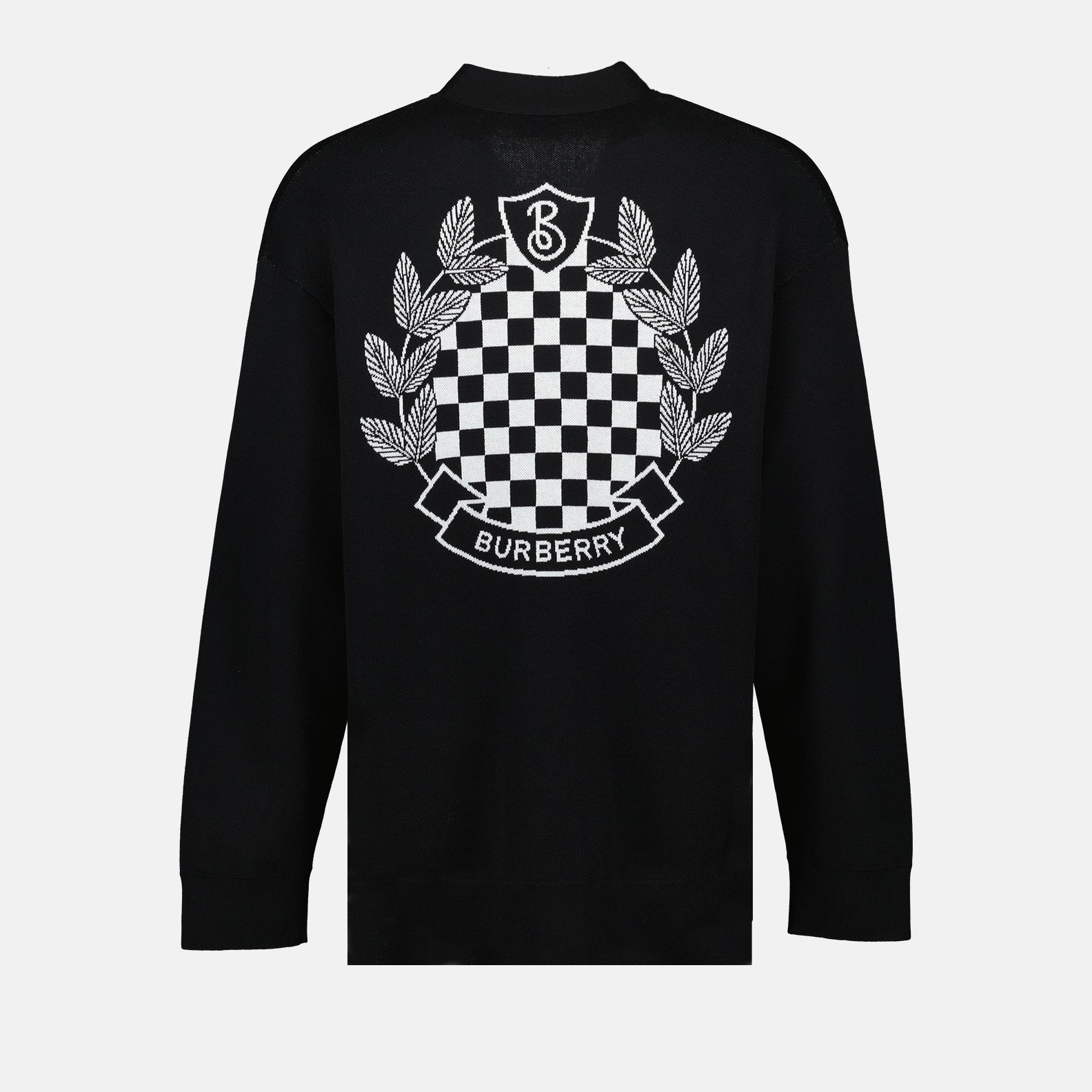 Burberry men’s cardigan, oversize black cardigan, luxury men’s fashion, designer cardigan, Burberry clothing