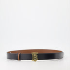 Burberry TB Belt, Reversible Leather Belt, Luxury Belt, Designer Belt, High-End Accessories