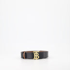 Burberry TB Belt, Reversible Leather Belt, Luxury Belt, Designer Belt, High-End Accessories
