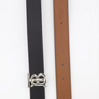 Burberry belt, luxury reversible belt, women's designer accessory, TB monogram buckle, high-end fashion