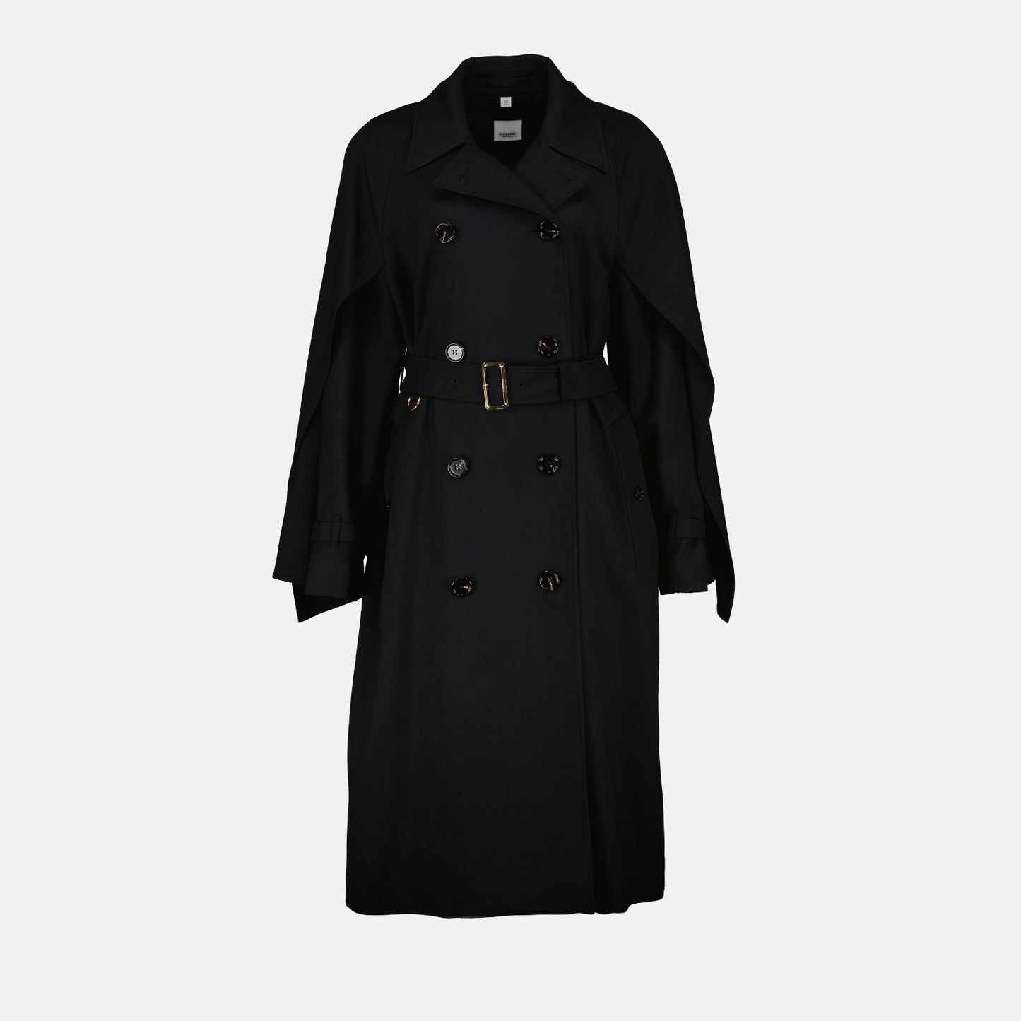 Burberry Wool-Blend Trench Coat, Women's luxury trench, Elegant women's coat, Burberry outerwear, High-end women's fashion