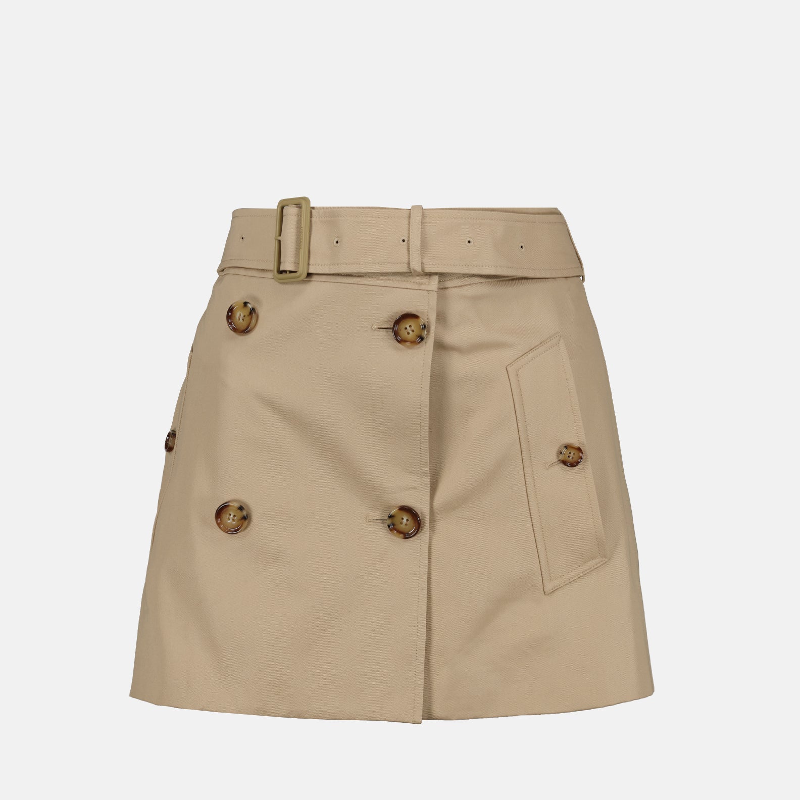 Burberry, Beige trench skirt, Women's luxury skirts, Designer skirts, High-end fashion