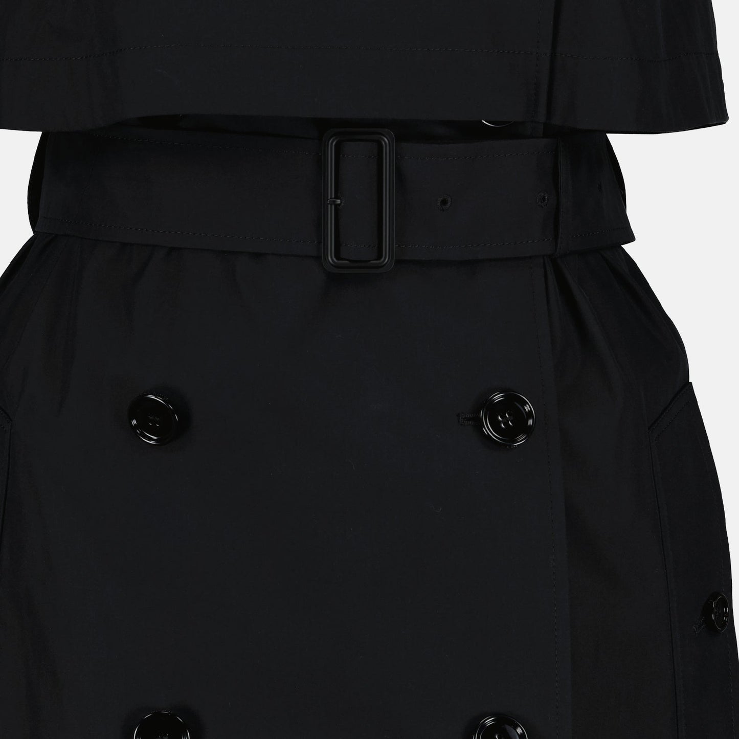 Burberry trench coat dress, luxury women's dress, black trench coat dress, high-end fashion, elegant women's coat