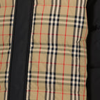 Reversible Black Check Down Jacket