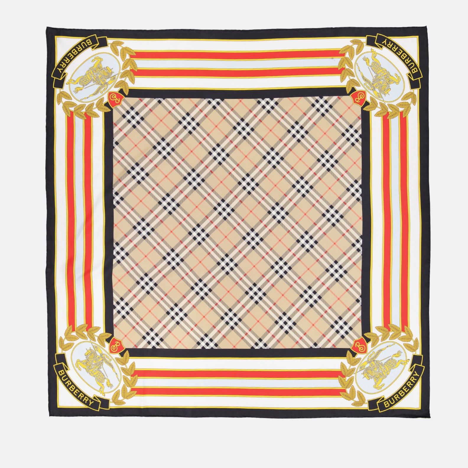 Burberry, silk scarf, women's accessories, luxury fashion, printed scarf