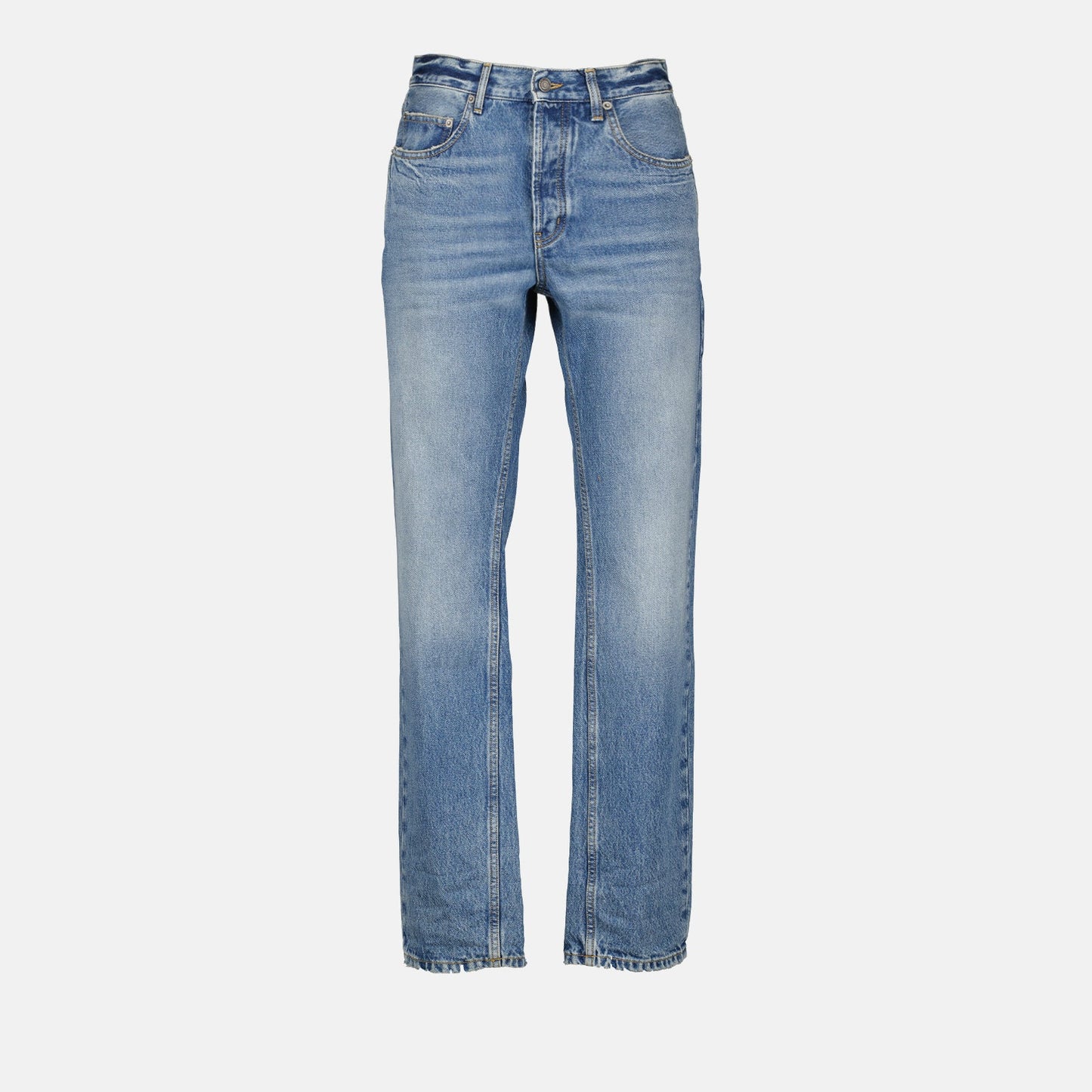 Saint Laurent baggy jeans, men's luxury jeans, designer jeans, Deauville denim, stylish men's jeans