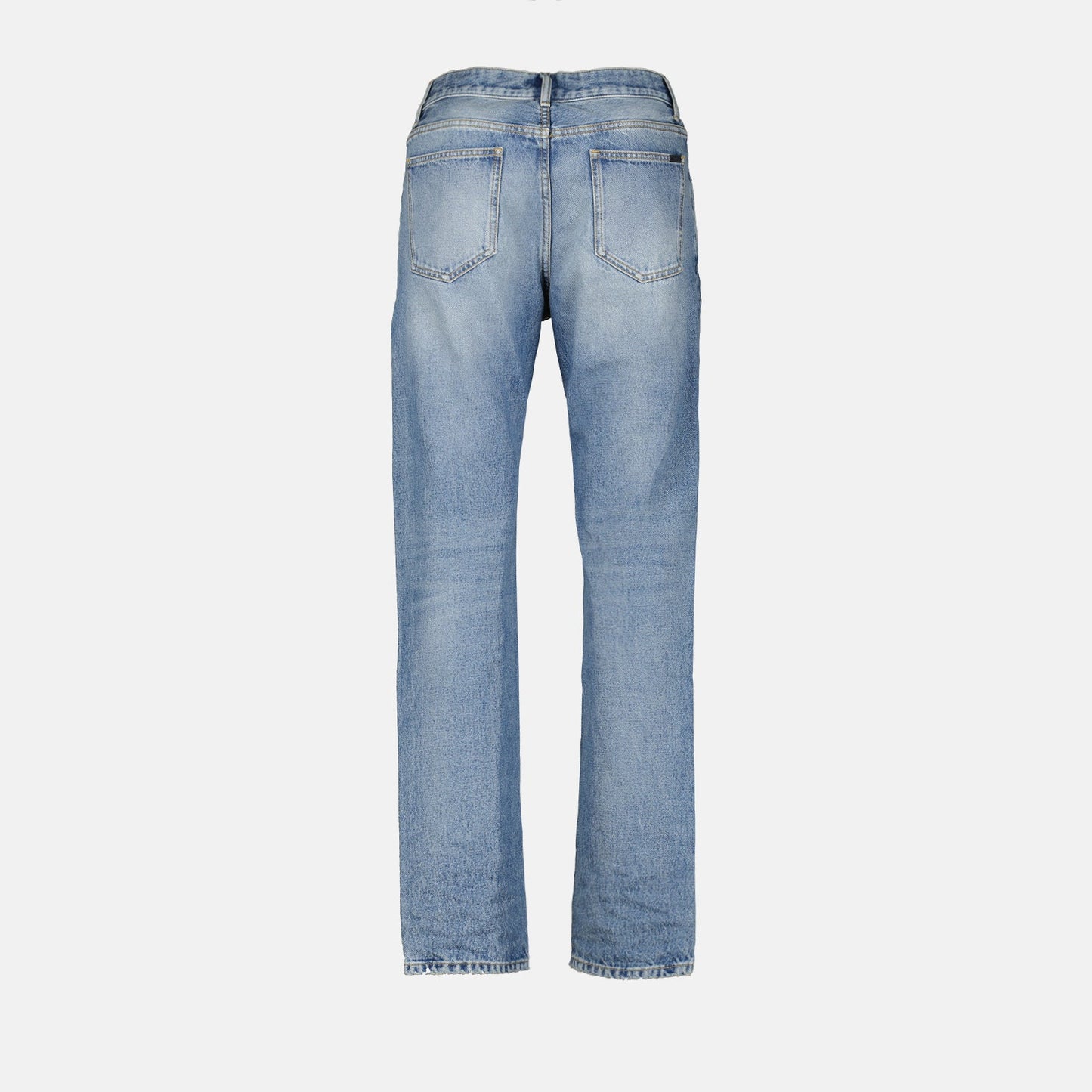 Saint Laurent baggy jeans, men's luxury jeans, designer jeans, Deauville denim, stylish men's jeans