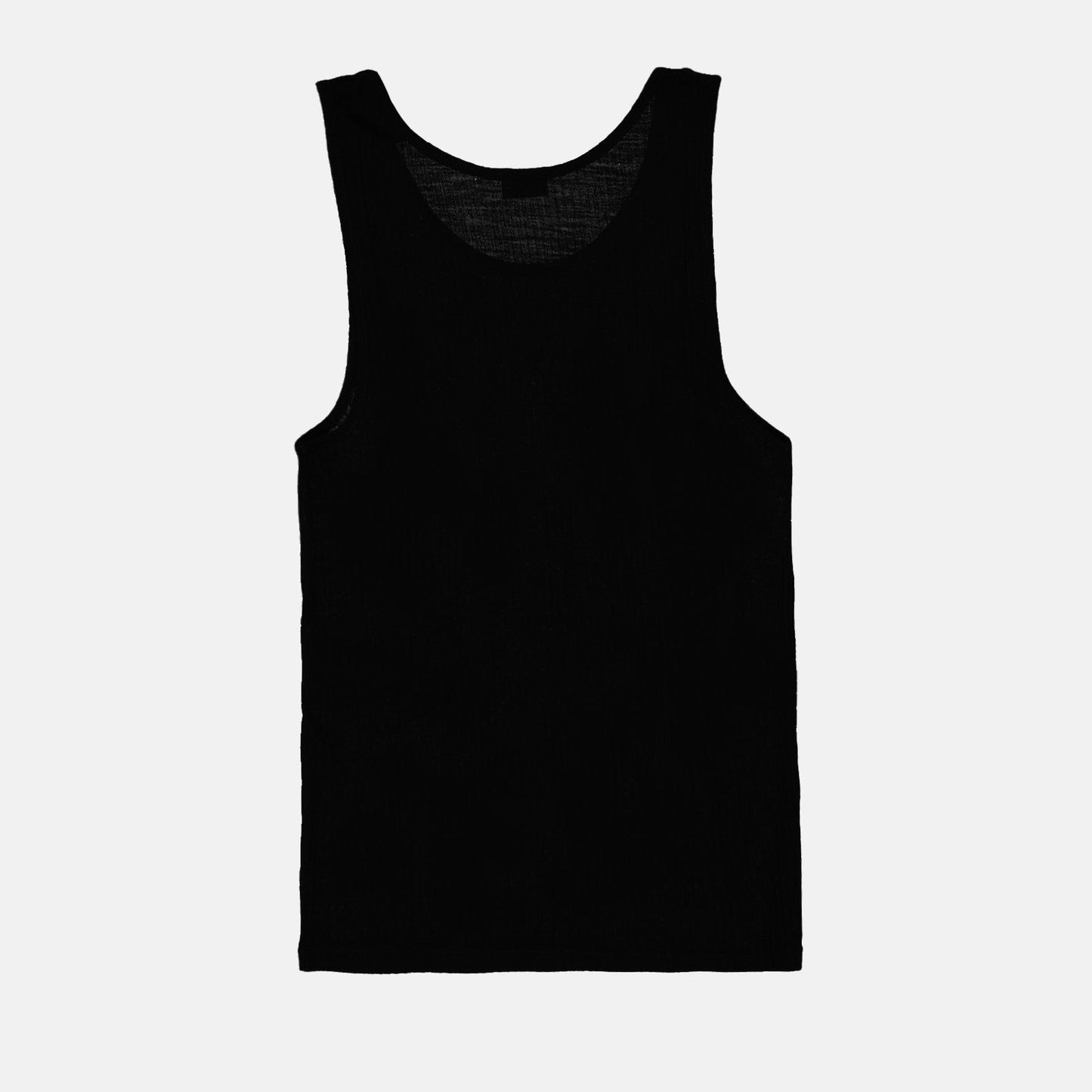 Saint Laurent, Men's fashion, Logo tank top, Black tank top, Luxury casual wear