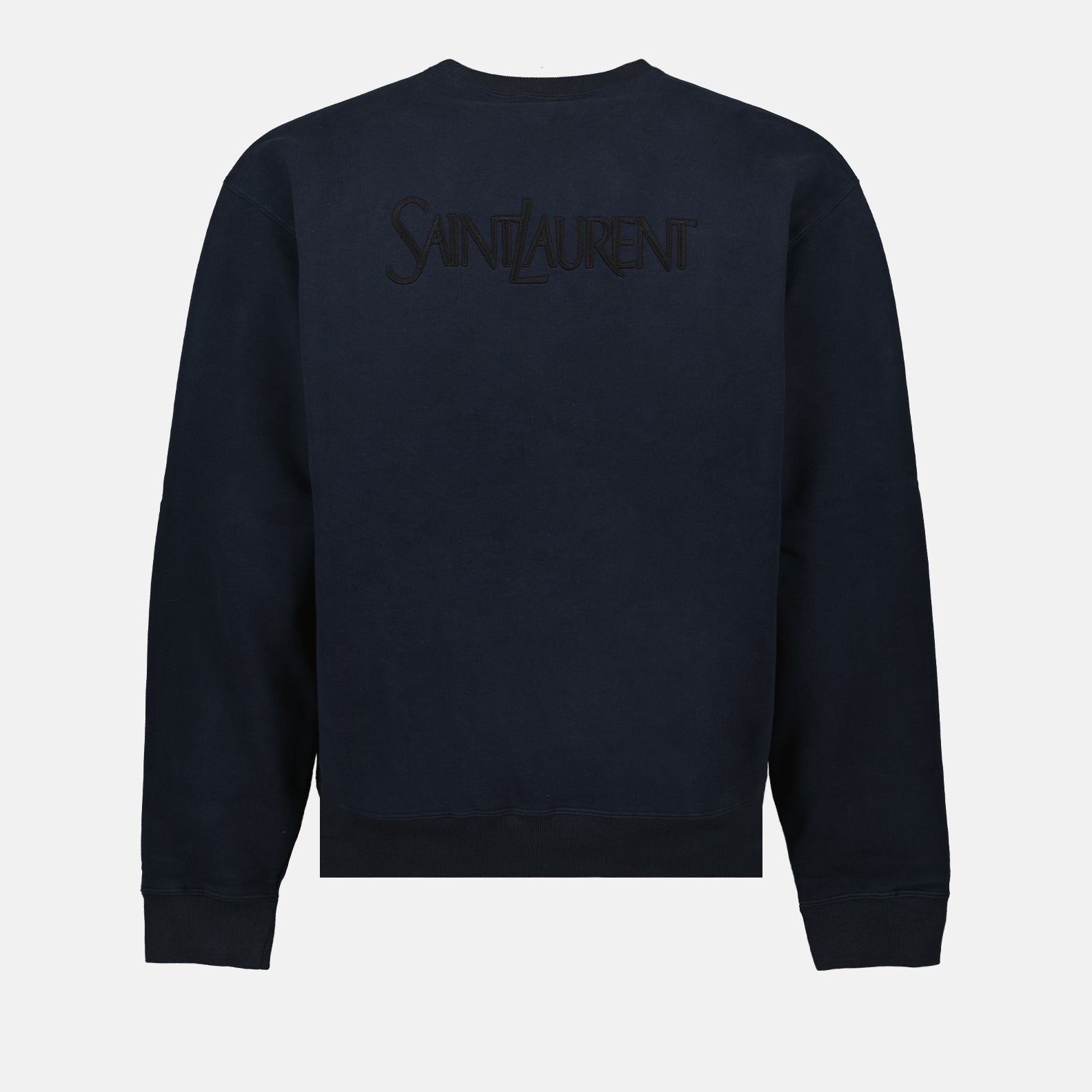 Saint Laurent Sweatshirt Azul com Logo Homem