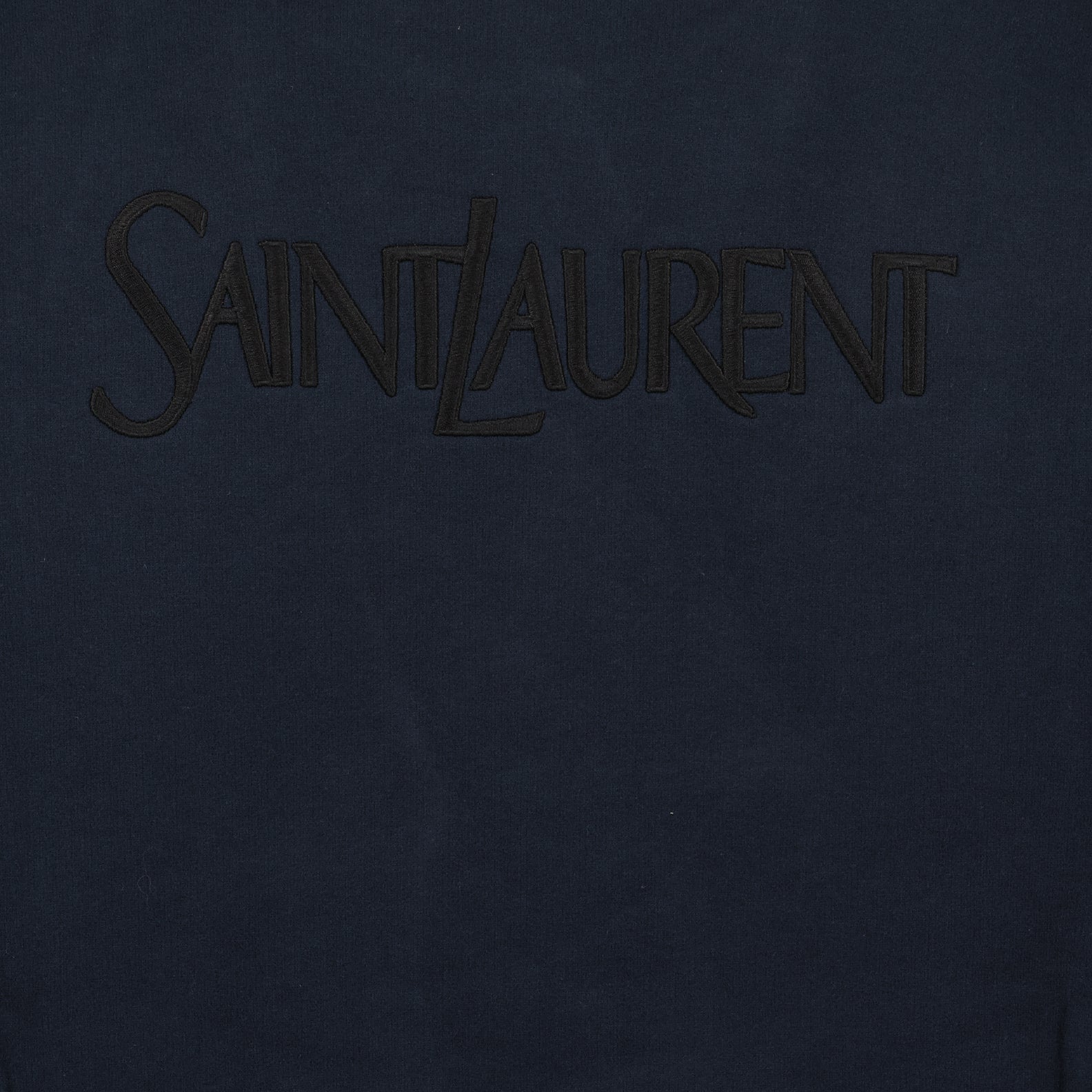 Saint Laurent, Blue Sweatshirt, Men's Fashion, Luxury Clothing, Designer Logo