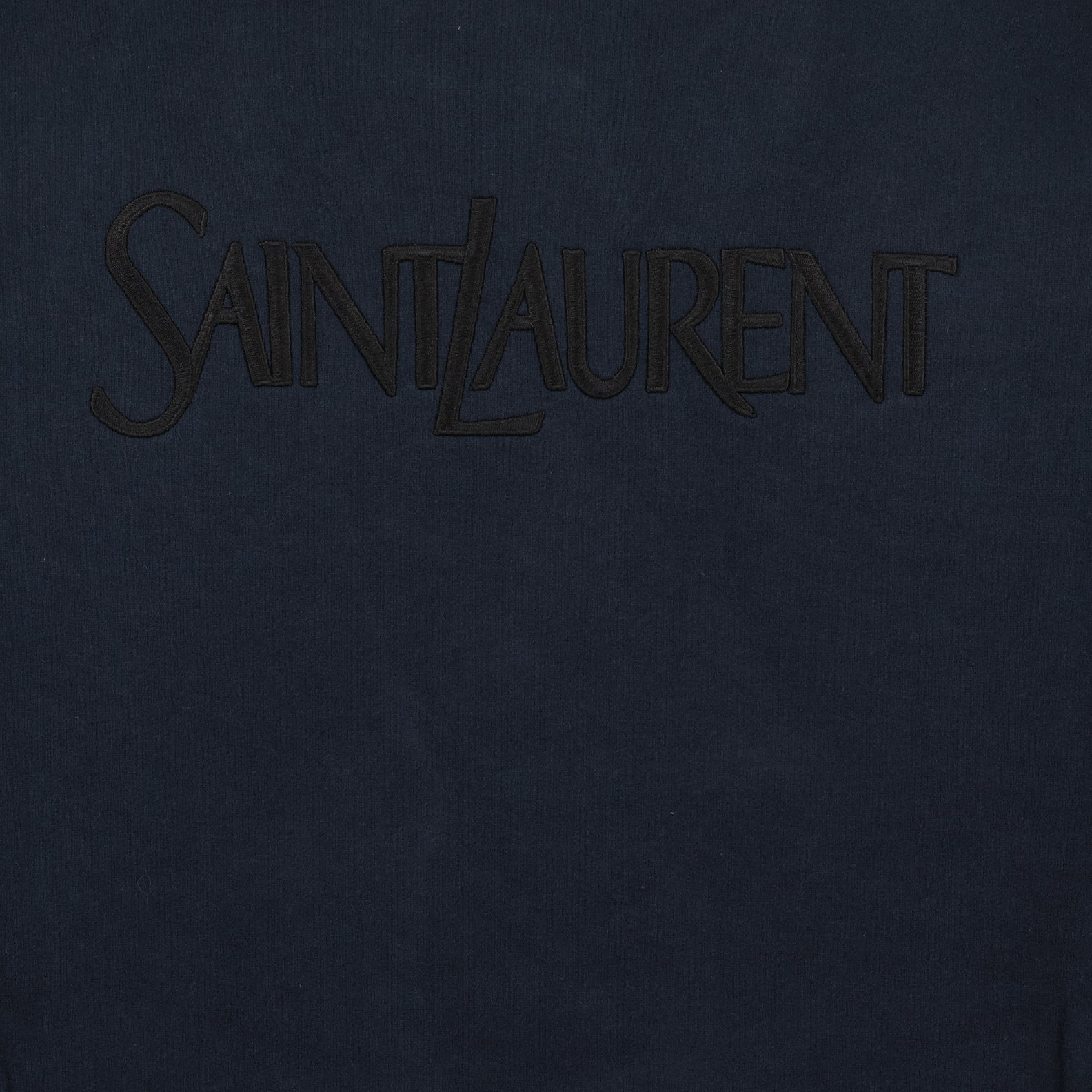 Saint Laurent Sweatshirt Azul com Logo Homem