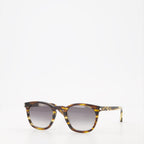 Image of Bold 28 Sun Tortoise Shell Sunglasses by Saint Laurent for Unisex - Season Autumn-Winter 2023 - Front View