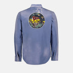 Dior denim shirt, luxury men's shirt, AsteroDior, designer clothing, men's fashion