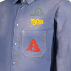 Dior denim shirt, luxury men's shirt, AsteroDior, designer clothing, men's fashion