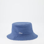 Dior bucket hat, reversible hat, Oblique pattern hat, luxury accessory, designer hat