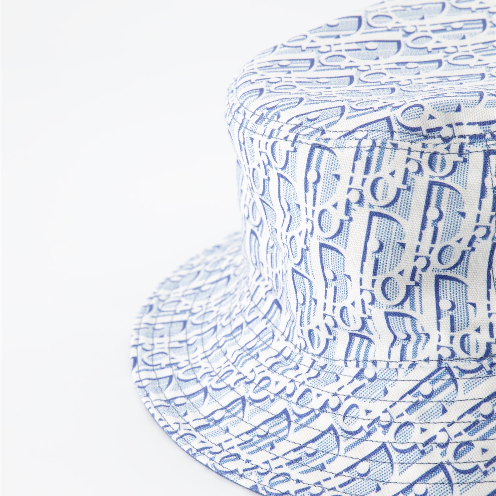 Dior bucket hat, reversible hat, Oblique pattern hat, luxury accessory, designer hat