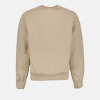 AMI Paris, Ami de Coeur, unisex sweatshirt, luxury fashion, beige sweatshirt