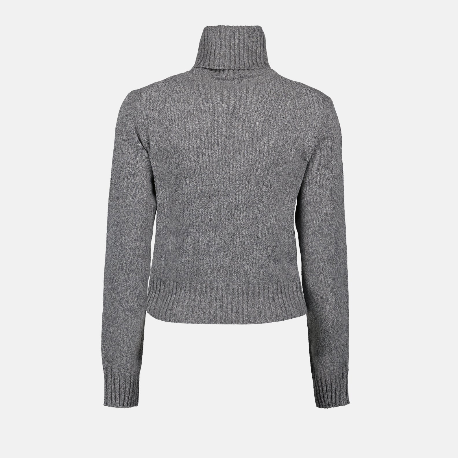 turtleneck sweater, grey turtleneck, luxury fashion, AMI Paris, Ami de Coeur